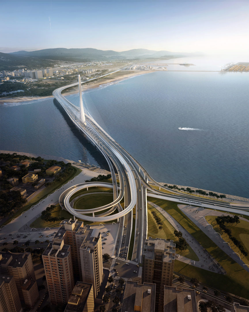 Futuristic Danjiang Bridge Set to Open in 2026