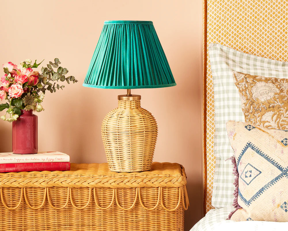 Pooky Tiny Lamp - Rattan